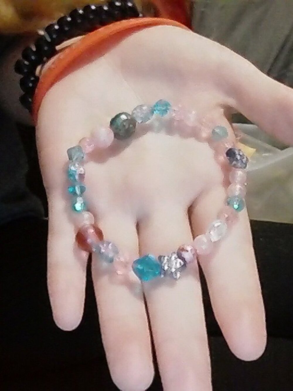 OG pink and blue bracelet
